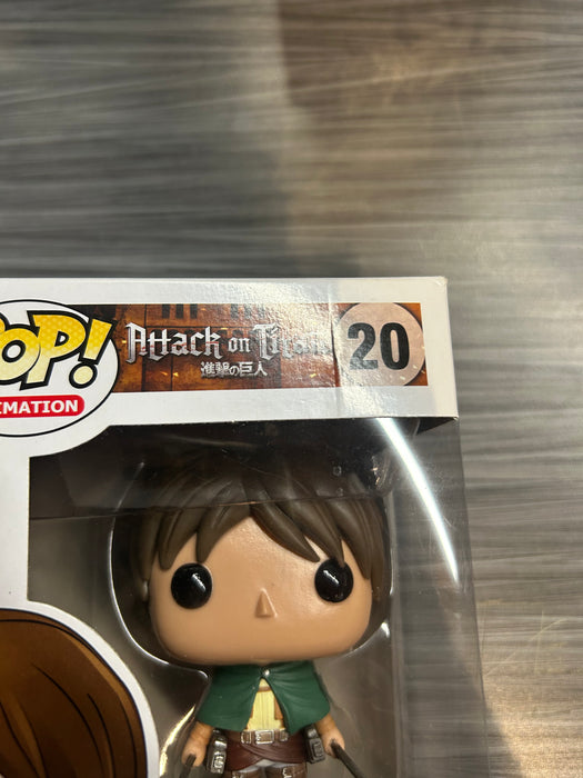Funko POP! Animation: Attack on Titan - Eren Jaeger (Hot Topic Pre-Release)(Damaged Box) #20