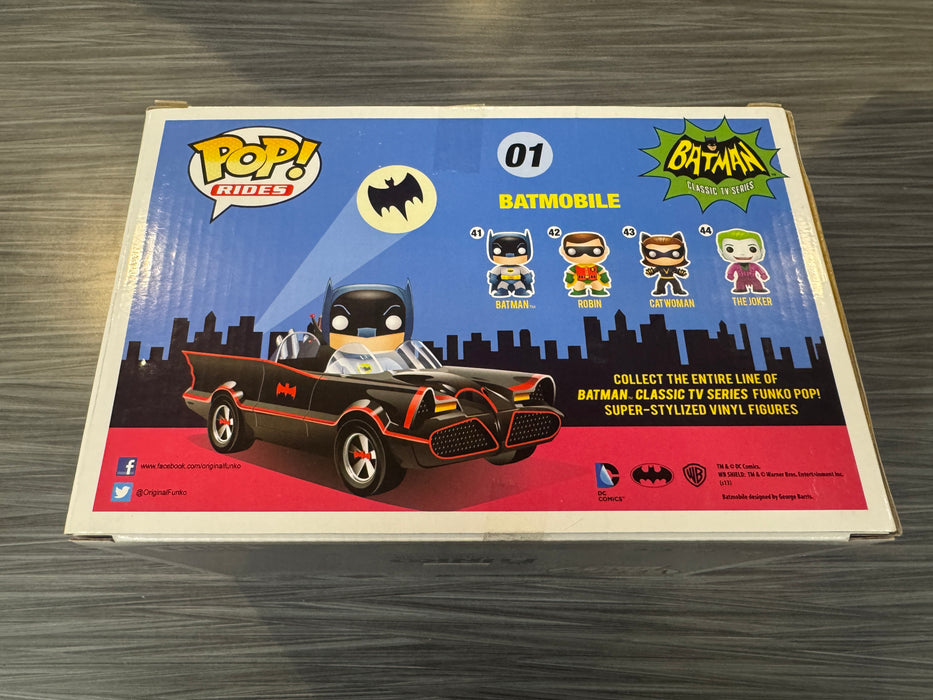 Funko POP! Rides: Batman Clasic TV Series - Batmobile (Toy Tokyo)(Red)(Damaged Box) #01