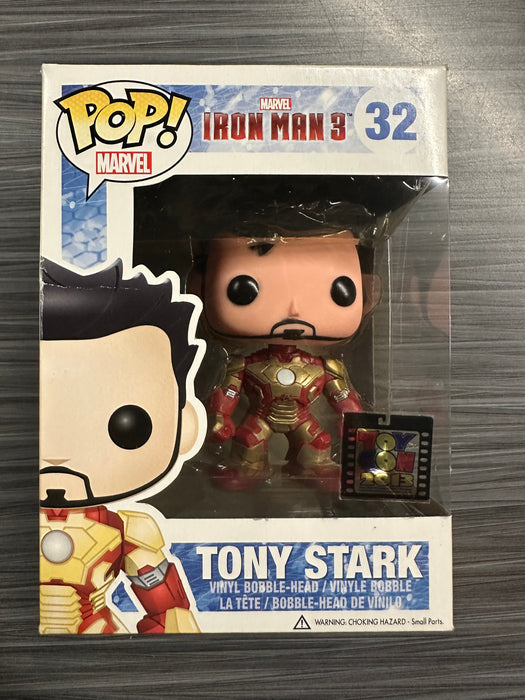 Funko POP! Marvel: Iron Man 3 - Tony Stark (2013 ToyCon)(Damaged Box) #32