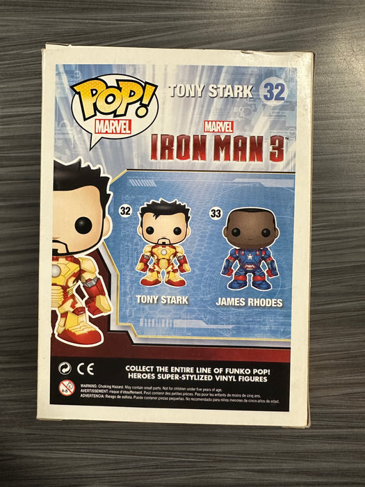 Funko POP! Marvel: Iron Man 3 - Tony Stark (2013 ToyCon)(Damaged Box) #32