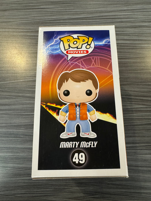 Funko POP! Movies: Back To The Future - Marty McFly (Plastic Empire 3000 PCS)(Plutonium GiTD)(Damaged Box)[B] #49