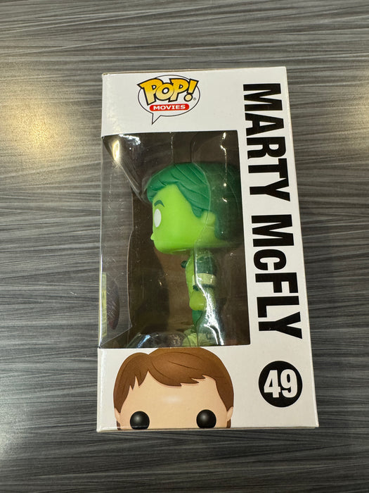 Funko POP! Movies: Back To The Future - Marty McFly (Plastic Empire 3000 PCS)(Plutonium GiTD)(Damaged Box)[B] #49