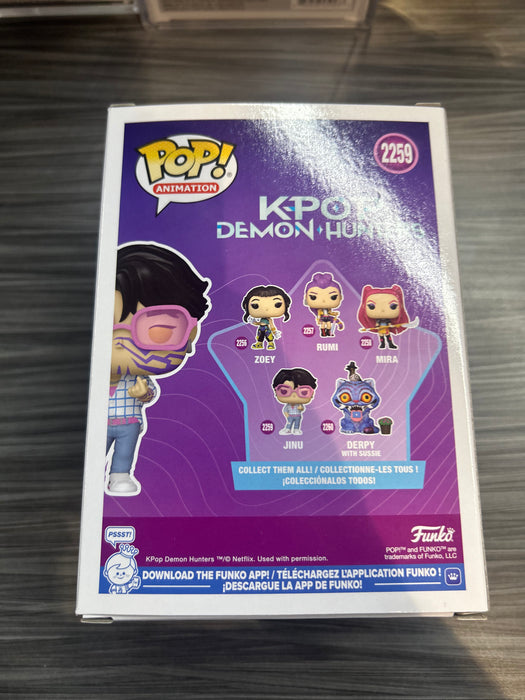 Funko POP! Animation: K-Pop Demon Hunters - Jinu with Patterns (CHASE)(Damaged Box)[A] #2259