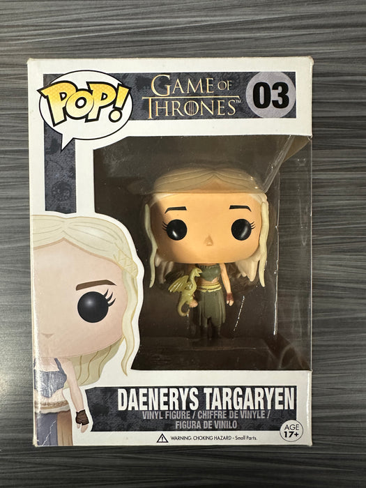 Funko POP! Game of Thrones: Daenerys Targaryen [w/ Viserion] (Damaged Box) #03