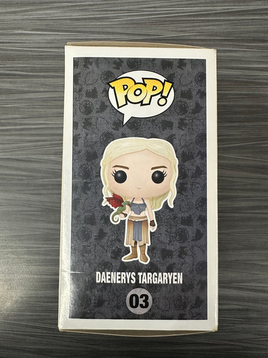 Funko POP! Game of Thrones: Daenerys Targaryen [w/ Viserion] (Damaged Box) #03