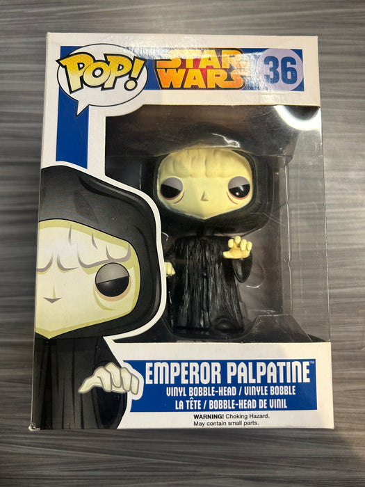 Funko POP! Star Wars: Emperor Palpatine [White Face] (Damaged Box)[B] #36