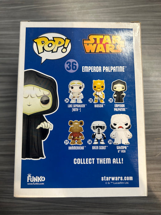 Funko POP! Star Wars: Emperor Palpatine [White Face] (Damaged Box)[B] #36