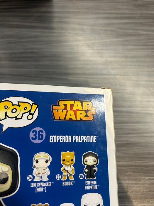 Funko POP! Star Wars: Emperor Palpatine [White Face] (Damaged Box)[B] #36