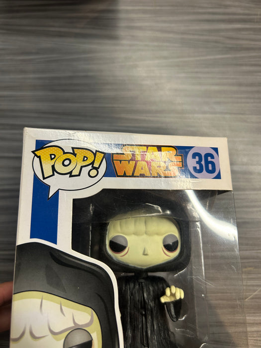 Funko POP! Star Wars: Emperor Palpatine [White Face] (Damaged Box)[B] #36