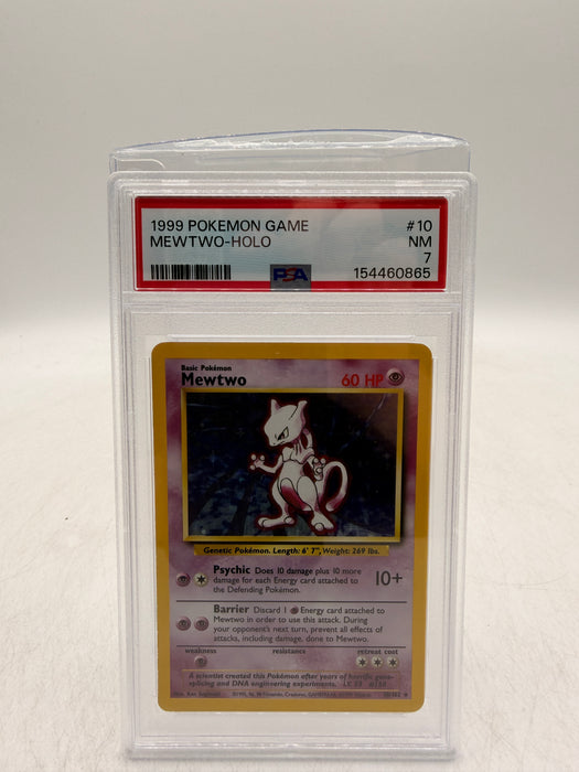 1999 POKEMON GAME Mewtwo [Holo] #10 [NM PSA 7]