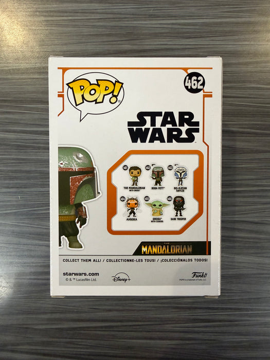 Funko POP! Star Wars: Boba Fett [The Mandalorian](Signed/Temuera Morrison/C0A)(Damaged Box) #462