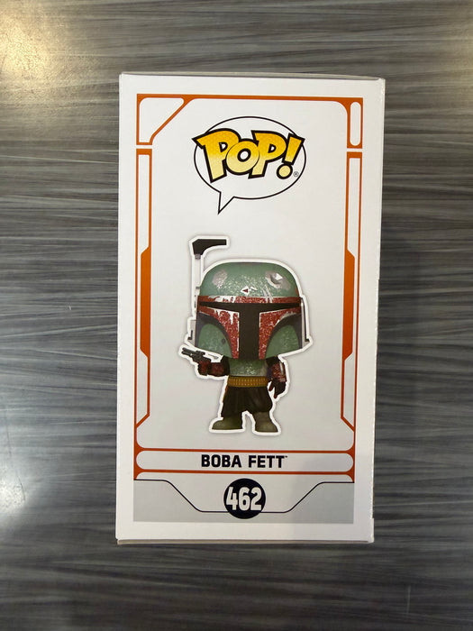 Funko POP! Star Wars: Boba Fett [The Mandalorian](Signed/Temuera Morrison/C0A)(Damaged Box) #462