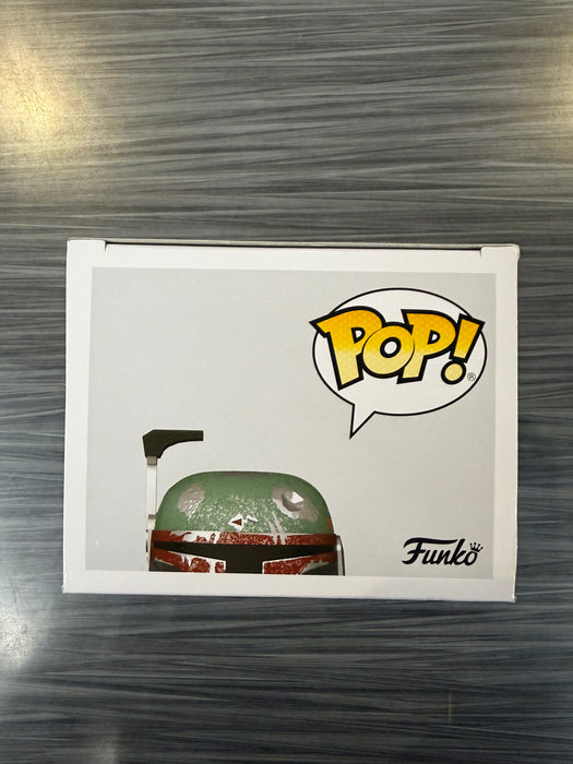 Funko POP! Star Wars: Boba Fett [The Mandalorian](Signed/Temuera Morrison/C0A)(Damaged Box) #462