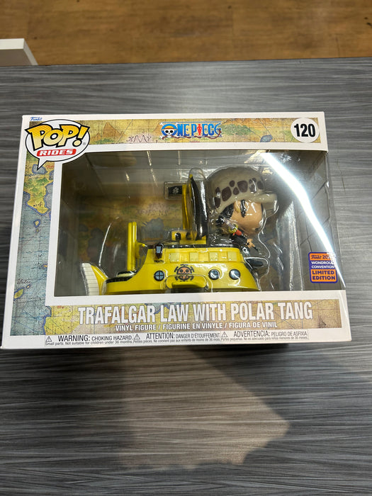 Funko POP! Rides: One Piece - Trafalgar Law w/ Polar Tang (2023 Wondrous Convention)(Damaged Box)[A] #120