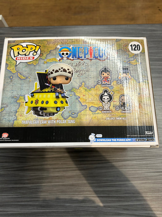 Funko POP! Rides: One Piece - Trafalgar Law w/ Polar Tang (2023 Wondrous Convention)(Damaged Box)[A] #120