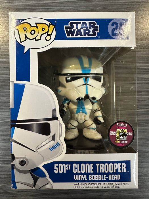 Funko POP! Star Wars: 501st Clone Trooper (SDCC 2012 480 PCS)(Damaged Box*) #25