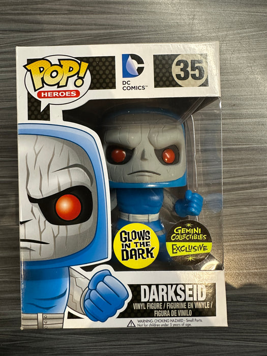 Funko POP! Heroes: DC Comics - Darkseid (GiTD)(Gemini Collectibles)(Damaged Box) [A] #35