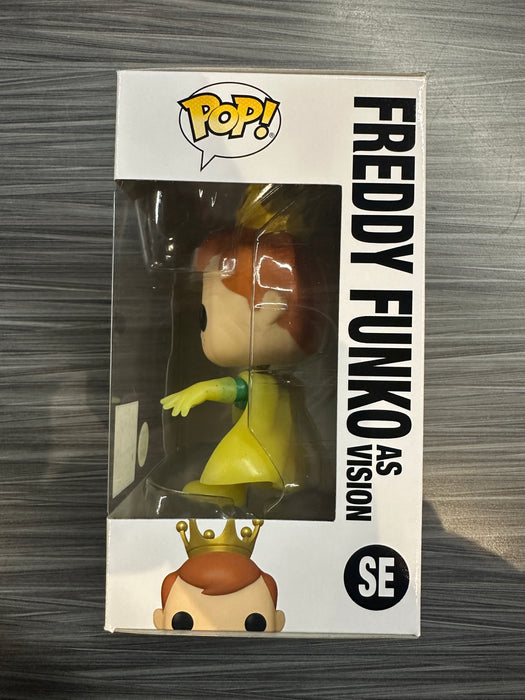 Funko POP! Camp Fundays: Freddy Funko As Vision (2023 Camp Fundays)(GiTD)(500 PCS)(Damaged Box) #SE