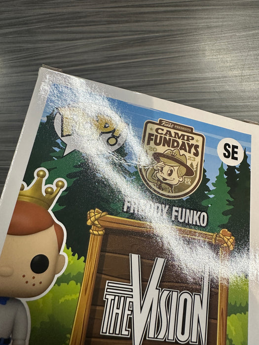 Funko POP! Camp Fundays: Freddy Funko As Vision (2023 Camp Fundays)(GiTD)(500 PCS)(Damaged Box) #SE