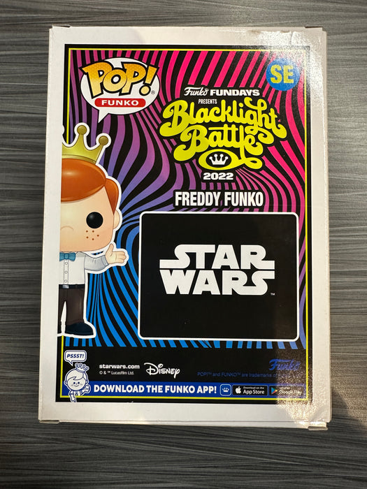 Funko POP! Funko: Freddy Funko As Darth Maul (GiTD)(Blacklight Battle)(2000 PCS)(Damaged Box)[A]#SE