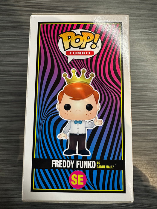 Funko POP! Funko: Freddy Funko As Darth Maul (GiTD)(Blacklight Battle)(2000 PCS)(Damaged Box)[A]#SE