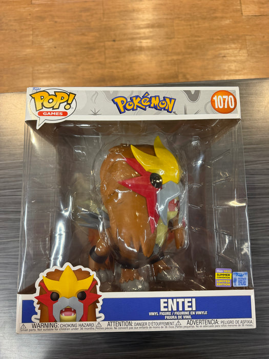 Funko POP! Games: Pokemon - Entei (2025 Summer Convention)(Damaged Box) #1070