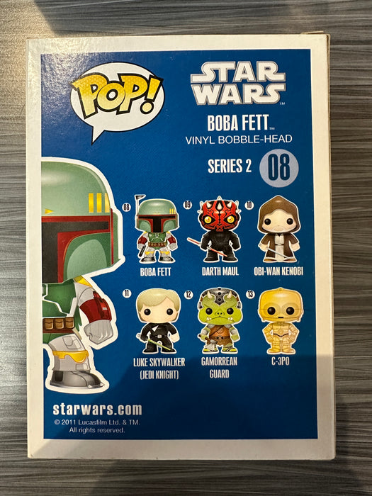 Funko POP! Star Wars: Boba Fett [Blue Box] (Damaged Box) #08