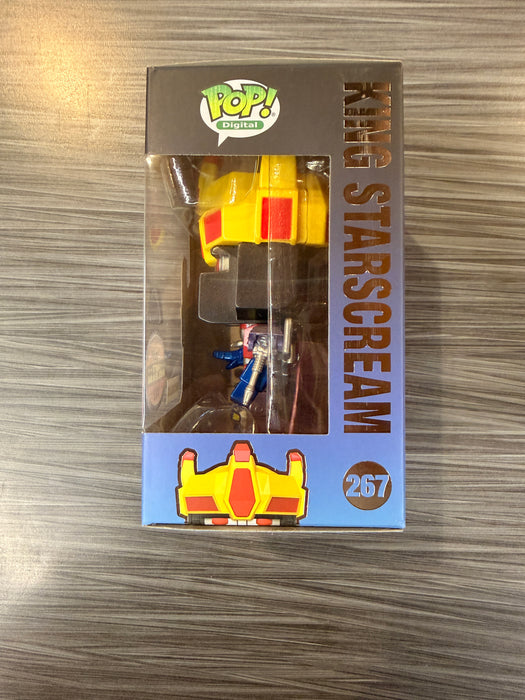 Funko POP! Digital: Transformers - King Starscream [Metallic](NFT Release 990 PCS)(Damaged Box) #267