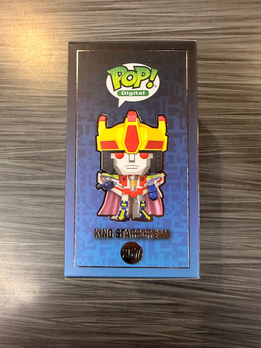 Funko POP! Digital: Transformers - King Starscream [Metallic](NFT Release 990 PCS)(Damaged Box) #267