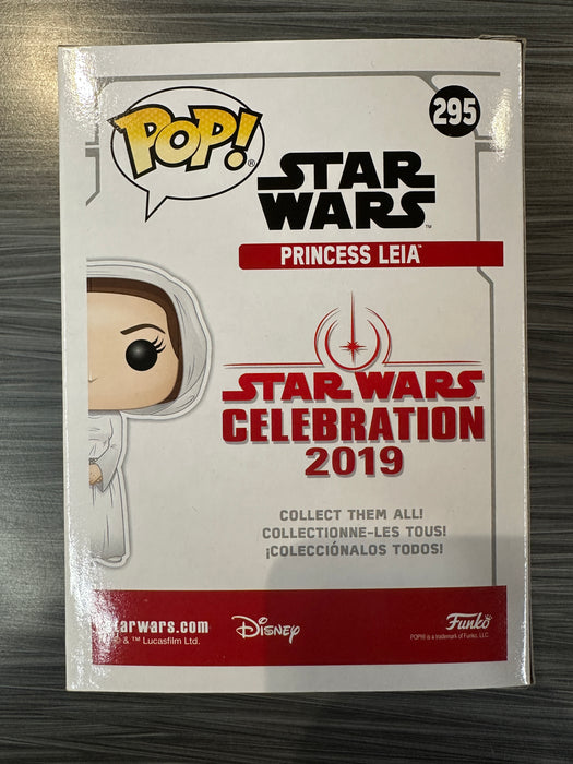 Funko POP! Star Wars: Princess Leia (2019 Star Wars Celebration 2500 PCS)(Damaged Box) #295