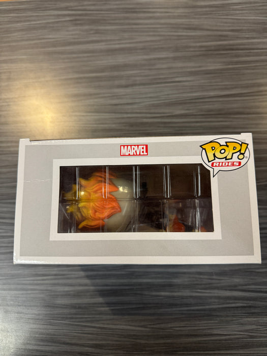Funko POP! Rides: Marvel - Ghost Rider (PX previews)(GITD)(Damaged Box)[A] #33