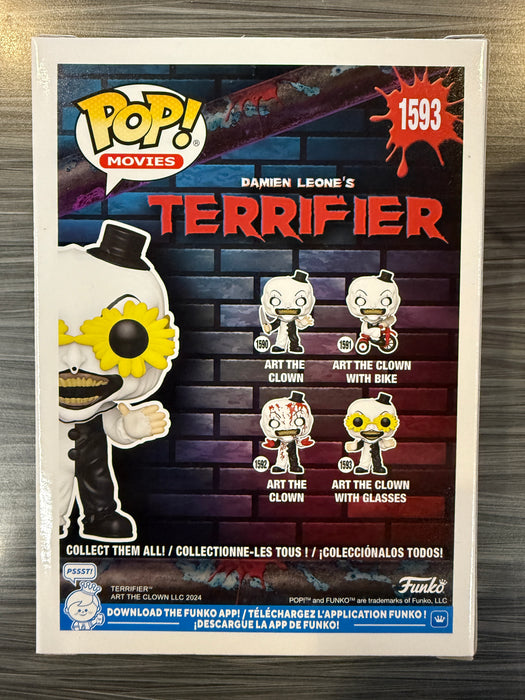 Funko POP! Movies: Terrifier - Art The Clown With Glasses (Funko)(Signed/David Howard Thorton/JSA)[B] #1593