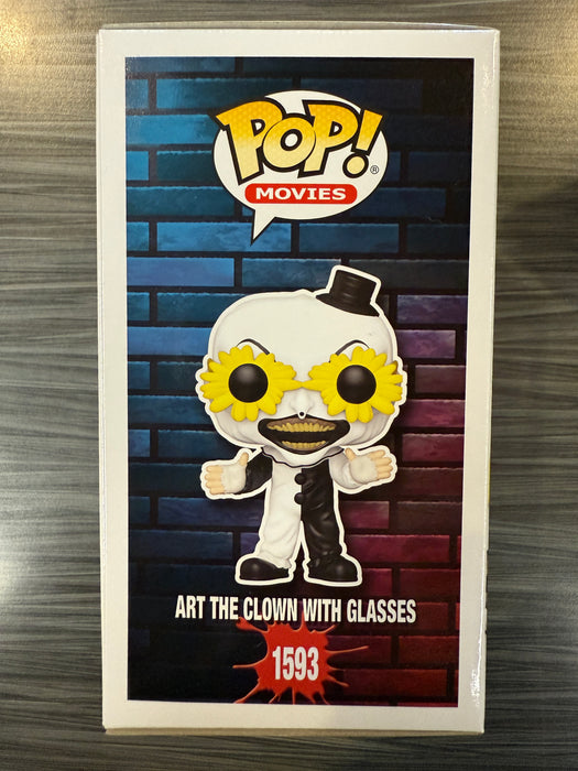 Funko POP! Movies: Terrifier - Art The Clown With Glasses (Funko)(Signed/David Howard Thorton/JSA)[B] #1593