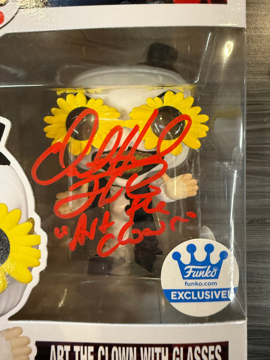 Funko POP! Movies: Terrifier - Art The Clown With Glasses (Funko)(Signed/David Howard Thorton/JSA)[B] #1593