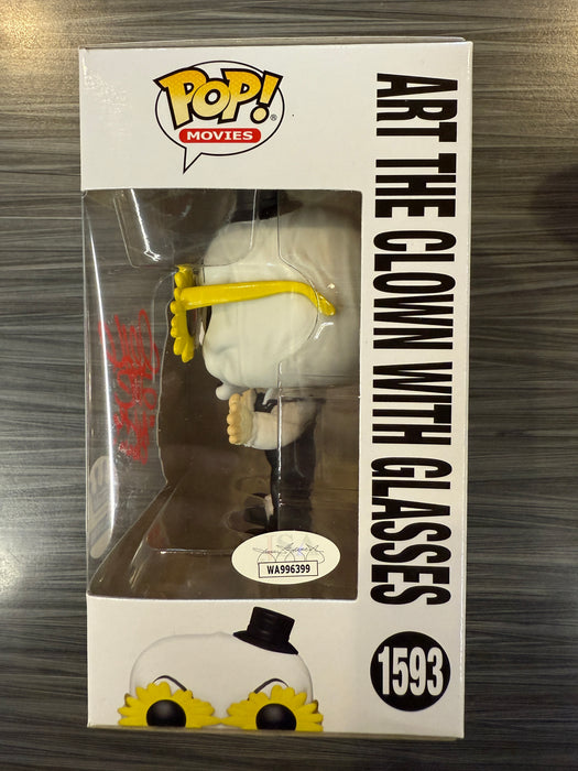 Funko POP! Movies: Terrifier - Art The Clown With Glasses (Funko)(Signed/David Howard Thorton/JSA)[C] #1593
