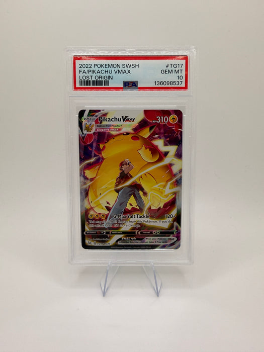 2022 POKEMON SWSH Pikachu VMAX #TG17 Lost Origin [GEM MT PSA 10]