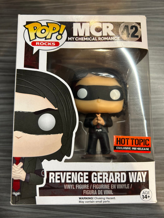 Funko POP! Rocks: MCR - Revenge Gerard Way (Hot Topic)(Damaged Box) #42