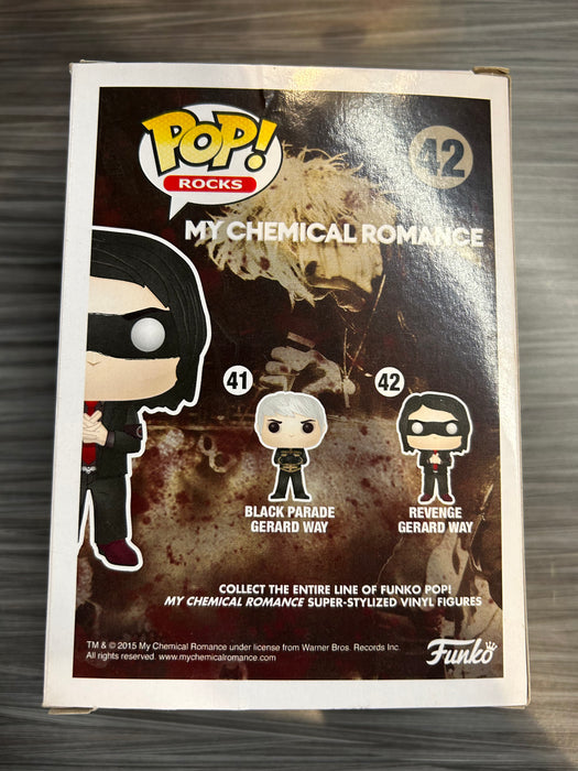 Funko POP! Rocks: MCR - Revenge Gerard Way (Hot Topic)(Damaged Box) #42