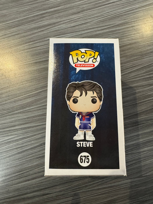 Funko POP! Television: Stranger Things - Steve (2018 SDCC)(1800 PCS)(Damaged Box) #675