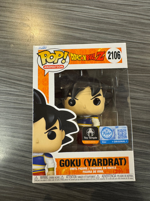 Funko POP! Animation: Dragon Ball - Goku [Yardrat] (Toy Temple/Funko Sticker) #2106