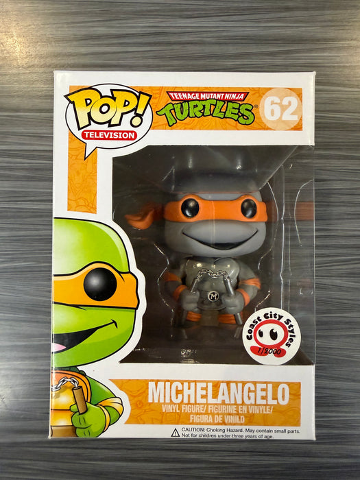 Funko POP! Television: Teenage Mutant Ninja Turtles - Michelangelo (2000 PCS/Coast City Styles)(Damaged Box) #62