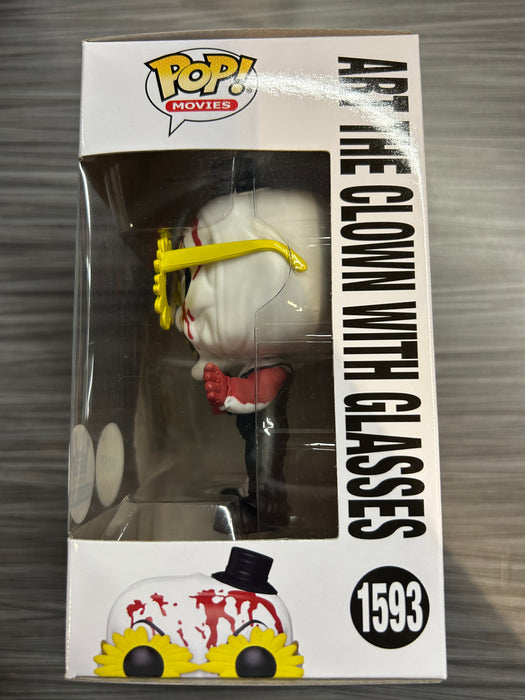 Funko POP! Movies: Terrifier - Art The Clown With Glasses (Funko)(CHASE)(Damaged Box)[B] #1593