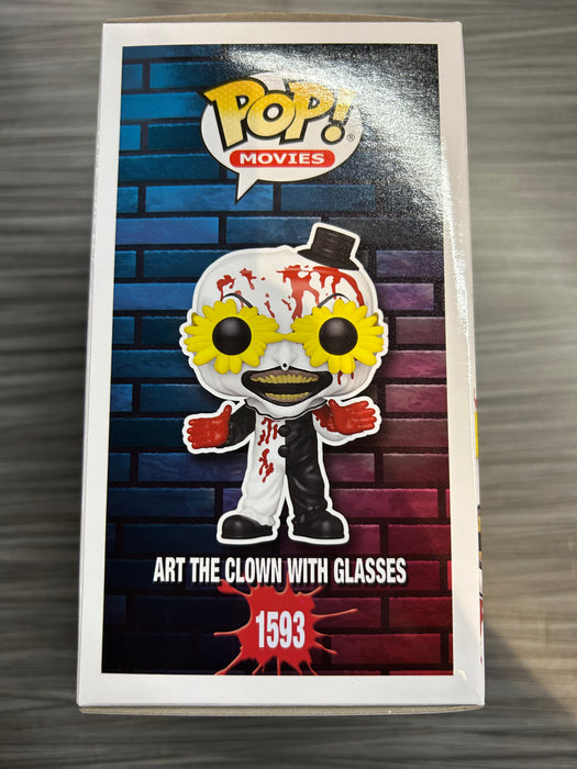 Funko POP! Movies: Terrifier - Art The Clown With Glasses (Funko)(CHASE)(Damaged Box)[B] #1593