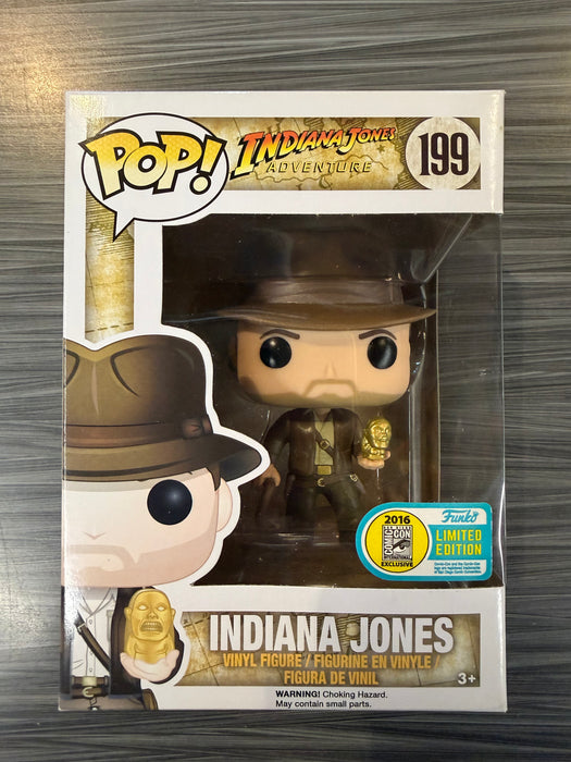 Funko POP! Indiana Jones Adventure - Indiana Jones (2016 SDCC)(Damaged Box) #199