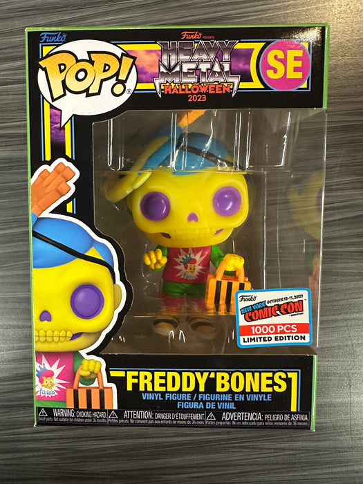 Funko POP! Heavy Metal Halloween 2023 - Freddy Bones (2023 NYCC/1000 PCS)(Damaged Box) #SE