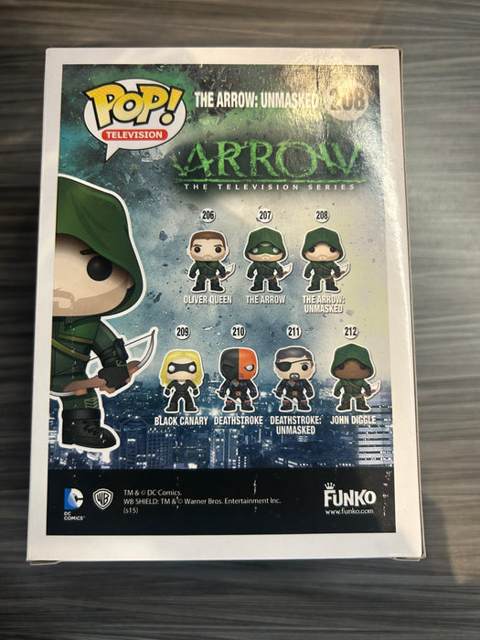 Funko POP! Television: Arrow - The Arrow: Unmasked (2015 SDCC)(Damaged Box) #208