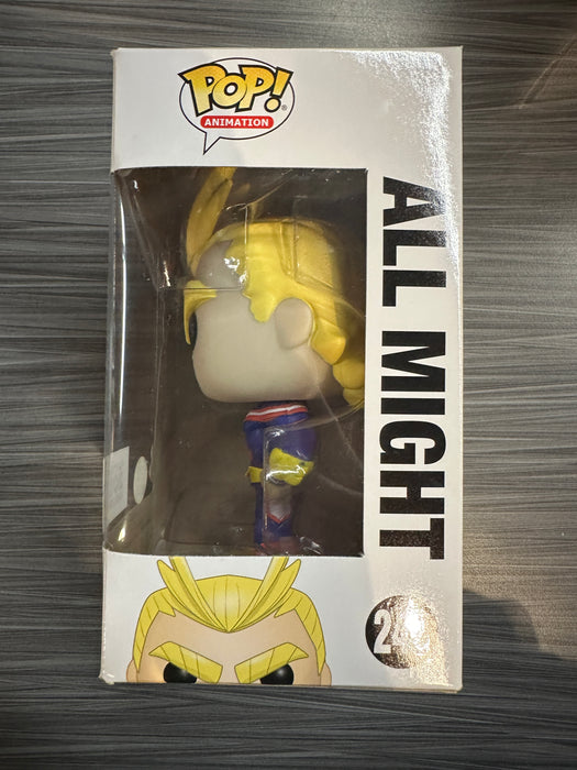 Funko POP! Animation: My Hero Academia - All Might (GiTD)(2017 Funimation)(Damaged Box) [B] #248