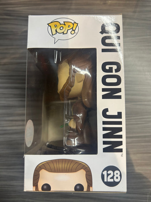 Funko POP! Star Wars: Qui Gon Jinn (2016 NYCC)(Damaged Box) #128