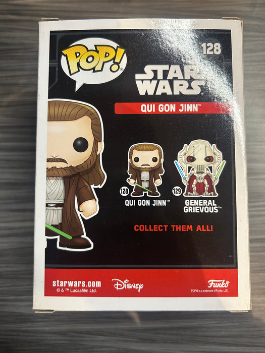 Funko POP! Star Wars: Qui Gon Jinn (2016 NYCC)(Damaged Box) #128