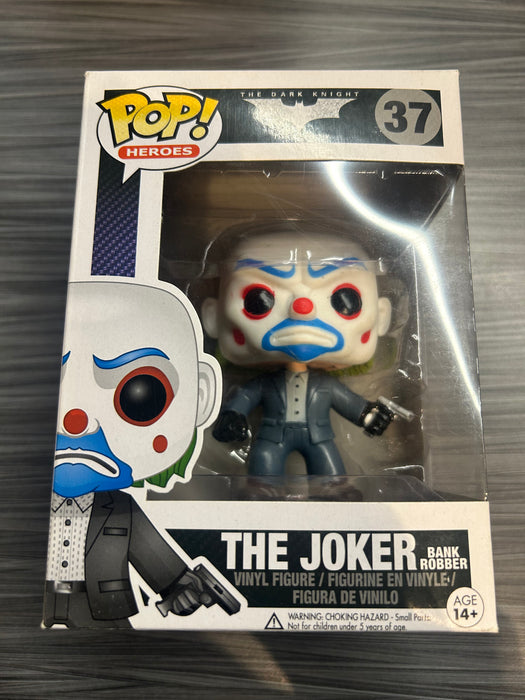 Funko POP! Heroes: The Dark Knight Trilogy - The Joker (Bank Robber)(Damaged Box)[A] #37